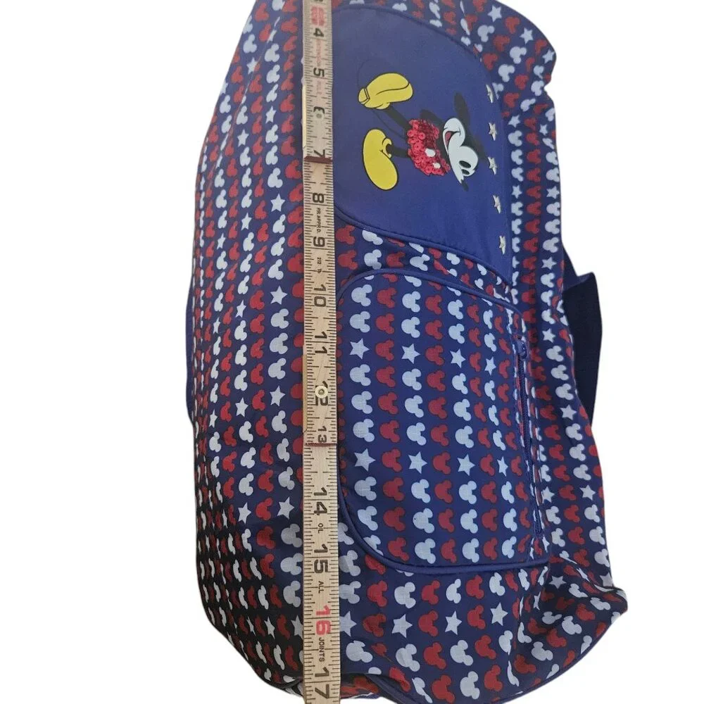 Disney Mickey Mouse duffle bag red white and blue. Travel sports parks vacation